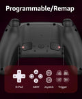 Back of Dope Wireless PS5 Controller For PC with programmable remap buttons and joystick layout.