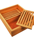 Top Frame Bee Feeder With Floats For Beekeeping 10 Frame Hive Top Feeder With Beeswax Dipped Wood Beekeeping Feeding Tool