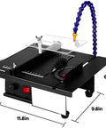 Compact Portable Benchtop Table Saw 1800W Upgrade With Adjustable 0 To 90 Degree Angles for precise woodworking projects.