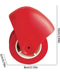 Red pie crust cutter wheel with double-pattern pastry wheel for pies, ravioli and dough (Amazon Kitchen)