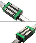 Two HGR20 Linear Guide Rails Kit From 100mm To 1500mm With Four HGH20CA And HGW20CC Bearing Blocks for CNC Router Engraving