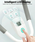 LCD display with finger pressing button on Foldable Ab Trainer For Your Home Gym, Adjustable Full Body Workout Machine