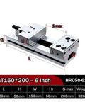 Beefy Combo Jaw Vise For Cnc Milling Machines With Rock Solid Grip And Heavy Duty All Steel Build For Workbench Rigs Metalworking And Diy Shop Rig Upgrades, 6 inch metal vise with precise measurements and solid construction.