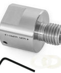 Lathe Spindle Adapter For Woodworking Converts One And A Quarter Inch 8TPI Female To One Inch 8TPI Male External Threads Steel Headstock