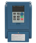380V 6A VFD Inverter For 2.2kW 3-Phase Motors, Go-To Variable Frequency Drive With PWM Control, Low Noise, EMI Shield, Quick Install Speed Controller For Industrial Apps, blue control panel