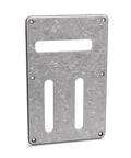 Pro Grade Electric Guitar Backplate Replacement Accessory PVC Material With Dustproof Design shown in textured gray finish