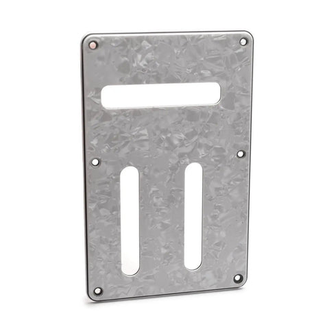 Pro Grade Electric Guitar Backplate Replacement Accessory PVC Material With Dustproof Design shown in textured gray finish