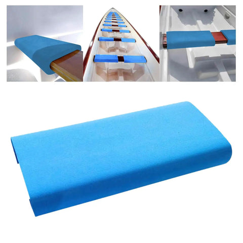Dragon Boat Seat Pad Cushion For All Day Comfy And Grip In Blue, Easy Install EVA Foam Seat Cushion on boat