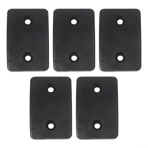 Five Pack Rubber Shock Absorbing Pads For Gym Weight Stacks And Home Furniture Anti Slip Feet Bumpers With 12mm Holes