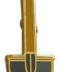 Straight Up Sweet Spring Gardening Enamel Lapel Pin Set For Suit Jacket And Necktie Three Piece Spade Shovel Hat Pin Kit with detailed shovel design.