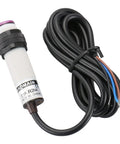 Retroreflective Photoelectric Sensor Switch M18 DC 10-30V Three Wire NPN Normally Open With Two Meter Sensing Distance And Reflector Panel