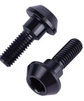 Set Of Six Titanium Brake Disc Bolts M6 20mm For Suzuki GSXR And Yamaha R1 R6 YZF Grade 5 Titanium Alloy Black High Strength Fasteners