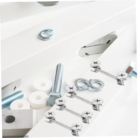 20 Sets Cam Fittings Kit For Furniture Connectors With Dowels And Fasteners For Cabinet Assembly Easy Installation Heavy Duty Load Bearing Durable Hardware For DIY Projects Strong Compact And Reliable Cabinet Fasteners