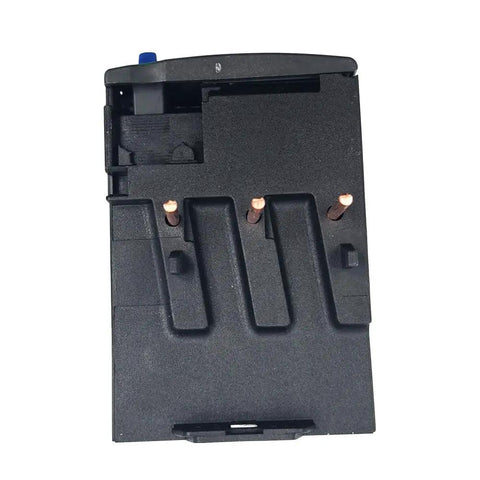 Thermal Overload Relay For Contactor LC1D Series 1-1.6A Adjustable Protection, Class 10A, close-up view of copper connectors
