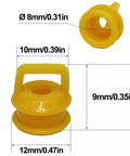 10Pcs Shift Cable Linkage Bushing Repair Kit For Transmission Grommet And Bushing Set For Cadillac Escalade Chevrolet GMC And Dodge Trucks And SUVs Easy Install Durable Replacement Parts For 2007-2020 Models, yellow plastic bushing, 8mm opening