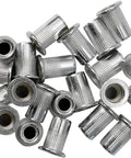 Image of 120 Piece Aluminum Rivet Nut Set 1/4-20 UNC Rivnuts Nutserts For DIYers, Auto and Home Projects