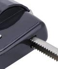 Close-up of Stainless Steel Cookie Press Kit with gear mechanism visible, part of Pro Grade 13 Cookie Molds kit and 7 Decorating Nozzles