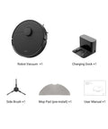S10 Robot Vacuum Cleaner With 7000Pa Suction 260 Minutes Run Time Liftable Brush Self Charging Dock App And Voice Control