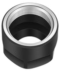 5Pc ER16A collet chuck nut in blackened steel, designed for CNC milling and lathe work with secure grip for precision.
