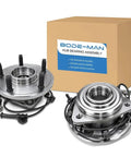 Pair Of Front Wheel Hub Bearing Assemblies For 2006-2010 Jeep Commander Grand Cherokee Premium Replacement Built For Smooth Rides Precision Engineered Fitment Easy Install With Both Sides Included Verified For Quick Fit, shown with packaging.