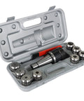 Beefy 10-Piece Collet Chuck Set With NMTB 40-Taper, Box Included, fits CNC Milling Machines and Engraving Lathes, alloy steel tool holder kit