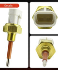 Low Coolant Level Sensor For Detroit Freightliner Cummins Series Trucks Direct Fit, 2-pin, 3/8 inch O-ring, multiple views