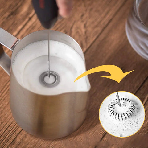 Milk Frothing Pitcher 12oz And 20oz Stainless Steel Jug For Espresso Machines And Latte Art with frother inside, food grade 304