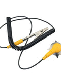 Coiled anti-static strap for Pro Grade Anti Static Desk Mat For Soldering And Electronics Repair, Temperature Resistant Grounding