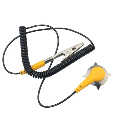 Coiled anti-static strap for Pro Grade Anti Static Desk Mat For Soldering And Electronics Repair, Temperature Resistant Grounding