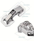Hidden Cabinet Hinges 90 Degree Spring Buffer Set With Screws 4 Pack No Fuss Easy Install Durable Metal Construction Soft Close