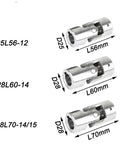 Premium Grade Rock Solid 304 Stainless Steel Universal Joint Coupler 6 To 22 Mm sizes 25mm and 28mm lengths 56mm to 70mm