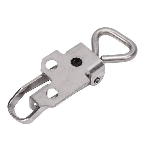 Heavy Duty Toggle Catch Latch Lock Clamp With Strong Load Capacity For Cabinets Windows And Tables Made From 304 Stainless Steel That Is Tough Enough To Hold Heavy Stuff Securely So You Do Not Worry About Anything Coming Loose. 304 stainless steel latch clamp, side view