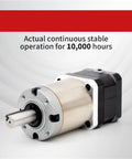 Beefy Heavy Duty Nema 8 Stepper Motor With Planetary Gearbox 50N Load 0.05 To 2Nm Range Variable Gear Ratios