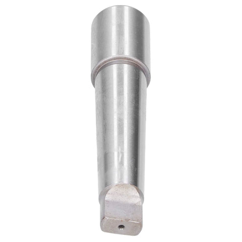 Morse taper arbor MT4 sleeve with square tang, metallic silver finish