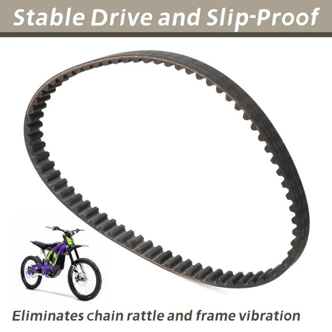 560 8MGT 16 Drive Belt Replacement For Surron Light Bee And Segway X260 X160 Talaria XXX E Bikes showing stable drive design