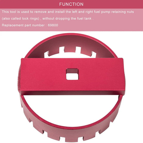Volvo Fuel Pump Lock Ring Socket Tool That Lets You Remove And Install Left And Right Retaining Nuts For S60 2001 2009 S80