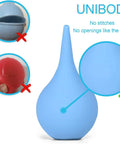 2 Pack Ear Syringe Set 2oz 60ml Hand Bulb Ear Washing Squeeze Syringe, blue rubber unibody design with anti-slip grip