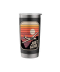 Insulated Stainless Steel Tumbler Made For Sailplane Pilots And Glider Fans, Keeping Your Coffee Hot On Final Glide Or Towplane Launch