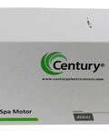 Top Shelf 2Hp 56Y Frame Square Flange Swimming Pool Motor packaging labeled with "Pool and Spa Motor" and Century branding.