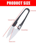 Ceramic Insulated Scissors Heavy Duty Wire Cutters Safe For Live Circuits Razor Sharp Lightweight Rustproof Snips size details