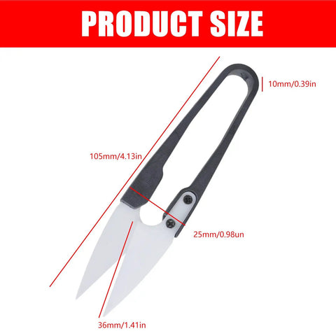 Ceramic Insulated Scissors Heavy Duty Wire Cutters Safe For Live Circuits Razor Sharp Lightweight Rustproof Snips size details