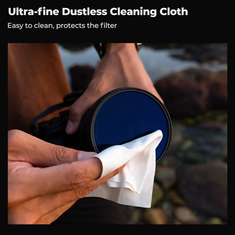 Hand cleaning 67mm Circular Polarizer Filter Ultra Slim Dope 18 Layer Multi Coated Optical Glass with cloth by water