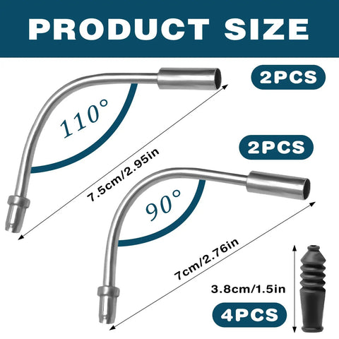 V Brake Noodle Cable Guide Set With Four Brake Pipe Guides And Rubber Boots For Mountain And Road Bikes Easy Replacement Kit