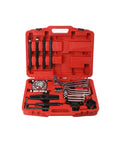 Heavy Duty Hydraulic Gear Bearing Puller Separator Kit With Wheel Hub Bearing Removal Tool 10 Ton Capacity With Carrying Case Pro Gear Helps You Kick Butt On Anything Smooth As Hell. red case with puller jaws and 10 ton ram