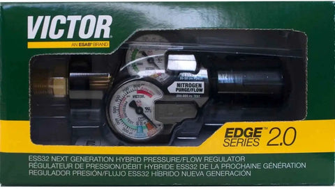 Edge Series 2.0 Nitrogen Purge Flow Module Gauge For Regulator With Toolless CGA580 Connection in packaging