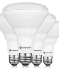 Four 12 Pack BR30 LED Flood Bulbs 8.5W Equivalent 65W 3500K Natural White 800 Lumens Dimmable For Recessed Cans