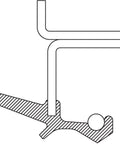 Axle shaft seal, National Oil Seals 710429, automotive part.