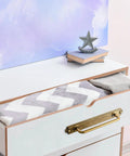 Drawer with Antique Brass Drawer Pulls with Backplates Five Point Zero Four Inch Center To Center Zinc Alloy Cabinet Handles