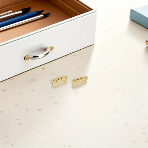 Seven Shape Jewelry Box Hinges Kit Zinc Alloy 12 Pack Precision Cast Quiet Opening 90 Degree Angles For Wood Boxes