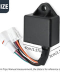CDI Box Replacement For Yamaha Bear Tracker 250 YFM250X 1999 2000 And Timberwolf 250 YFB250FW YFB250 1994 2000 showing size details